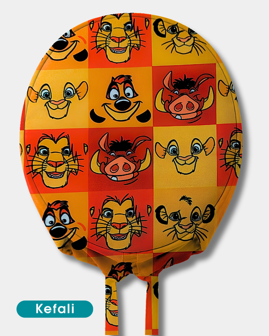 Kefali | gorro quirúrgico rey léon personajes