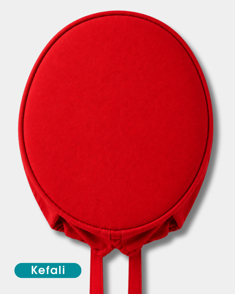 Kefali | gorro quirúrgico rojo