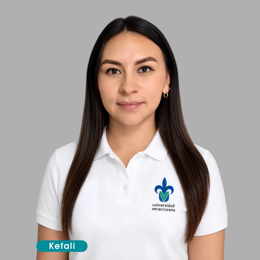 Kefali camisa polo |Universidad Veracruzana (incluye bordado)