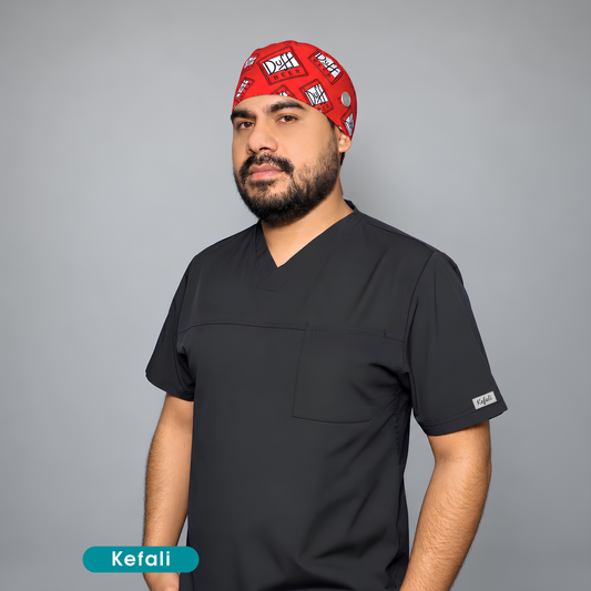 Kefali | gorro quirúrgico cerveza animada