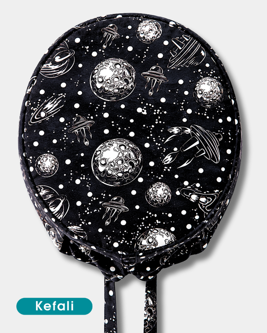 Kefali | gorro quirúrgico viaje a la luna