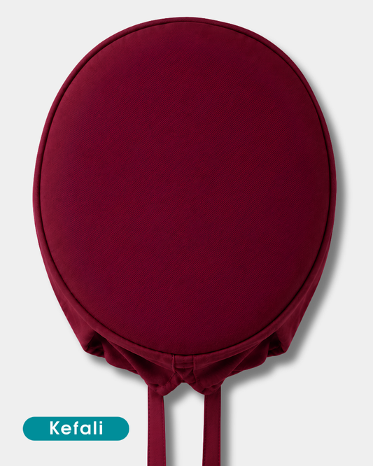 Kefali | gorro quirúrgico vino