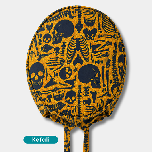 Kefali | gorro quirúrgico sistema óseo dorado