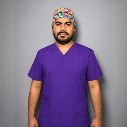 Pijama Quirúrgica Antifluidos Morado