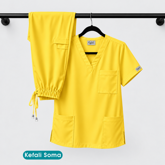 Kefali Soma | pijama quirúrgica amarillo