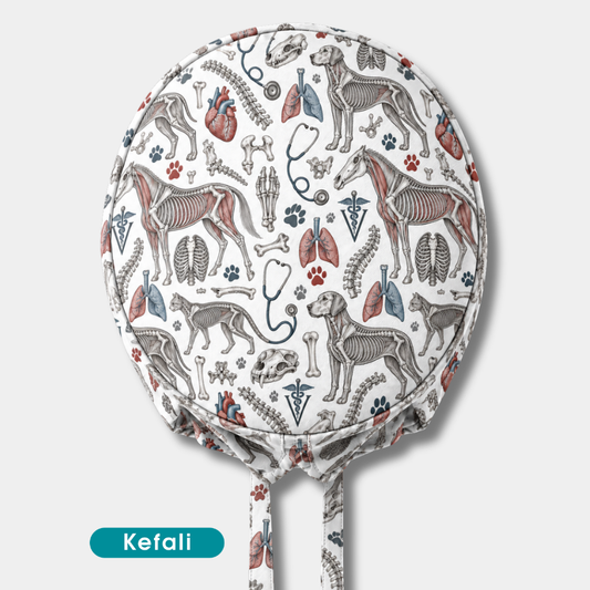 Kefali | gorro quirúrgico veterinaria anatomía