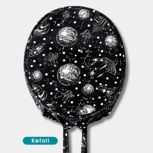 Kefali | gorro quirúrgico viaje a la luna