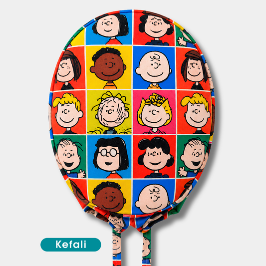 Kefali | gorro quirúrgico vintage amigos