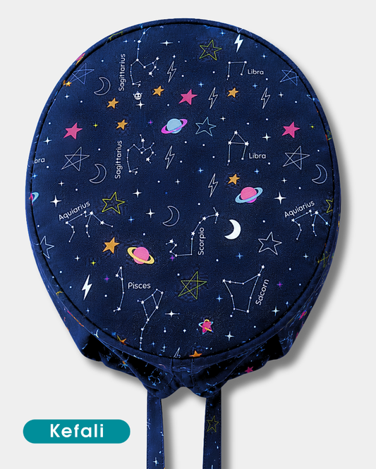 Kefali | gorro quirúrgico constelaciones zodiacales