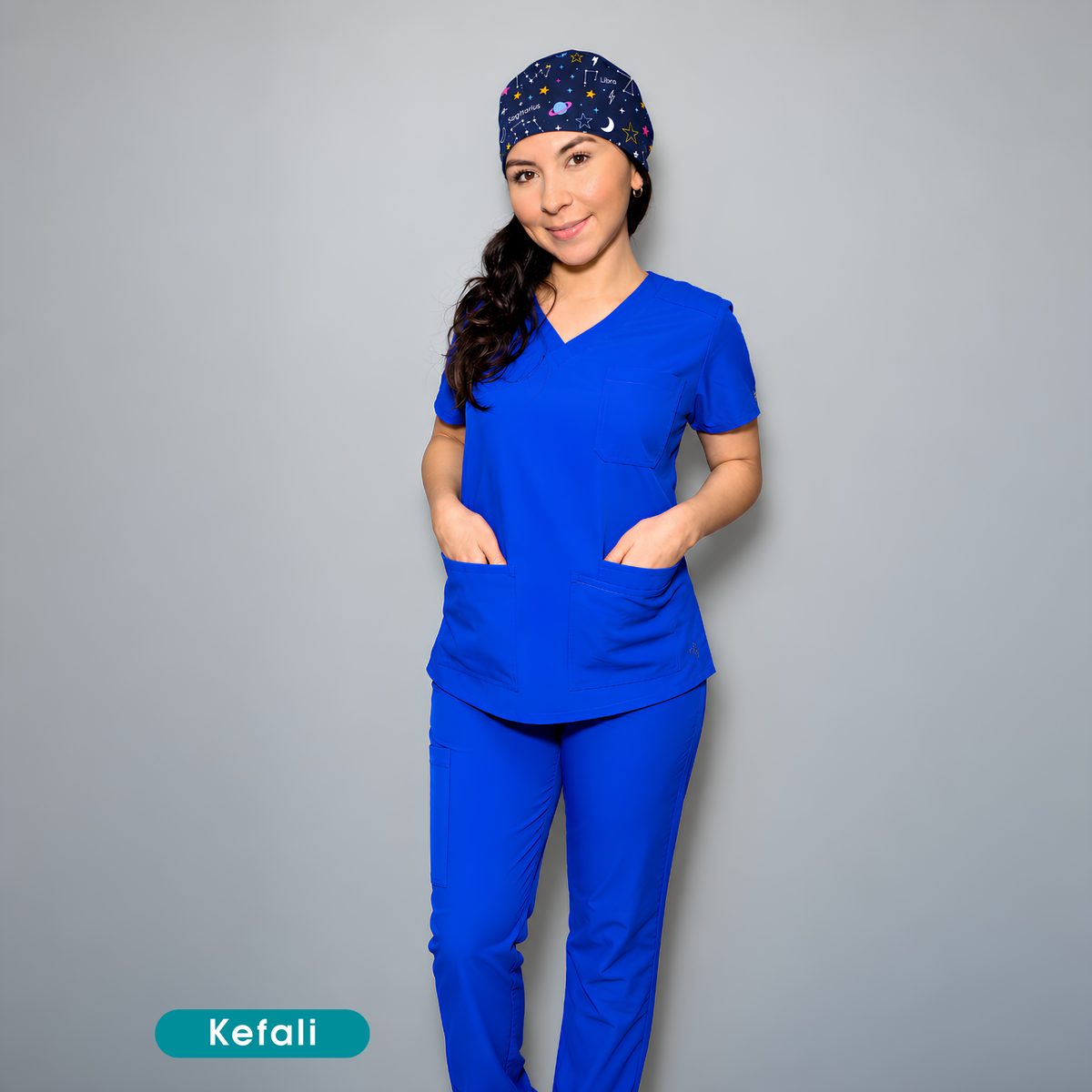 Kefali | gorro quirúrgico constelaciones zodiacales