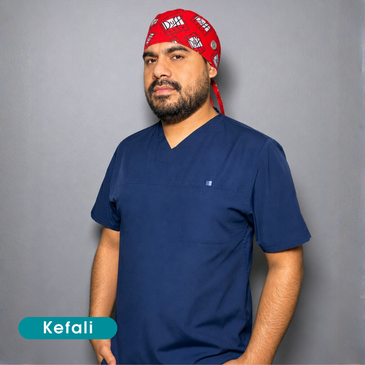 Kefali | gorro quirúrgico cerveza animada