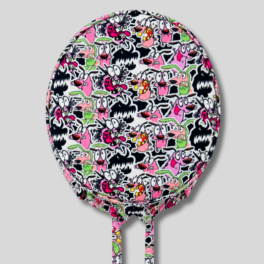Gorro Quirúrgico Coraje Perro Cobarde