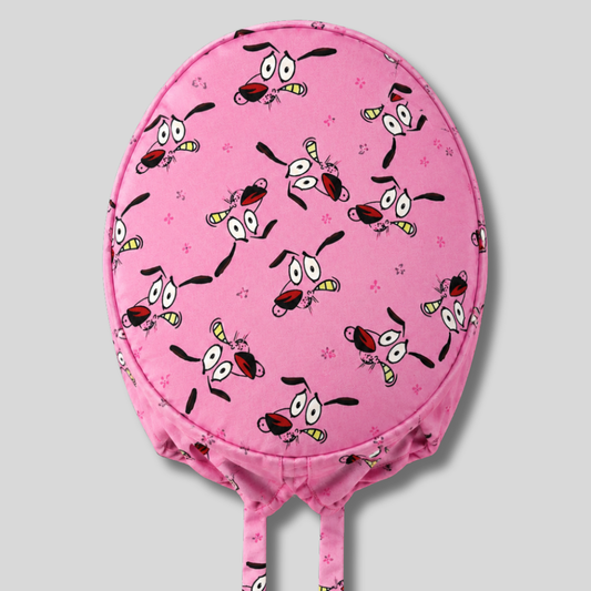 Gorro Quirúrgico Coraje Perro Cobarde Caras