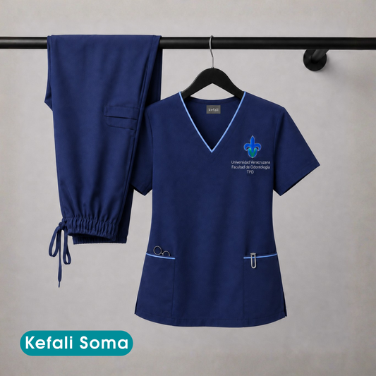 Pijama Quirúrgica UV TSU Protesista Dental (Incluye Bordado)