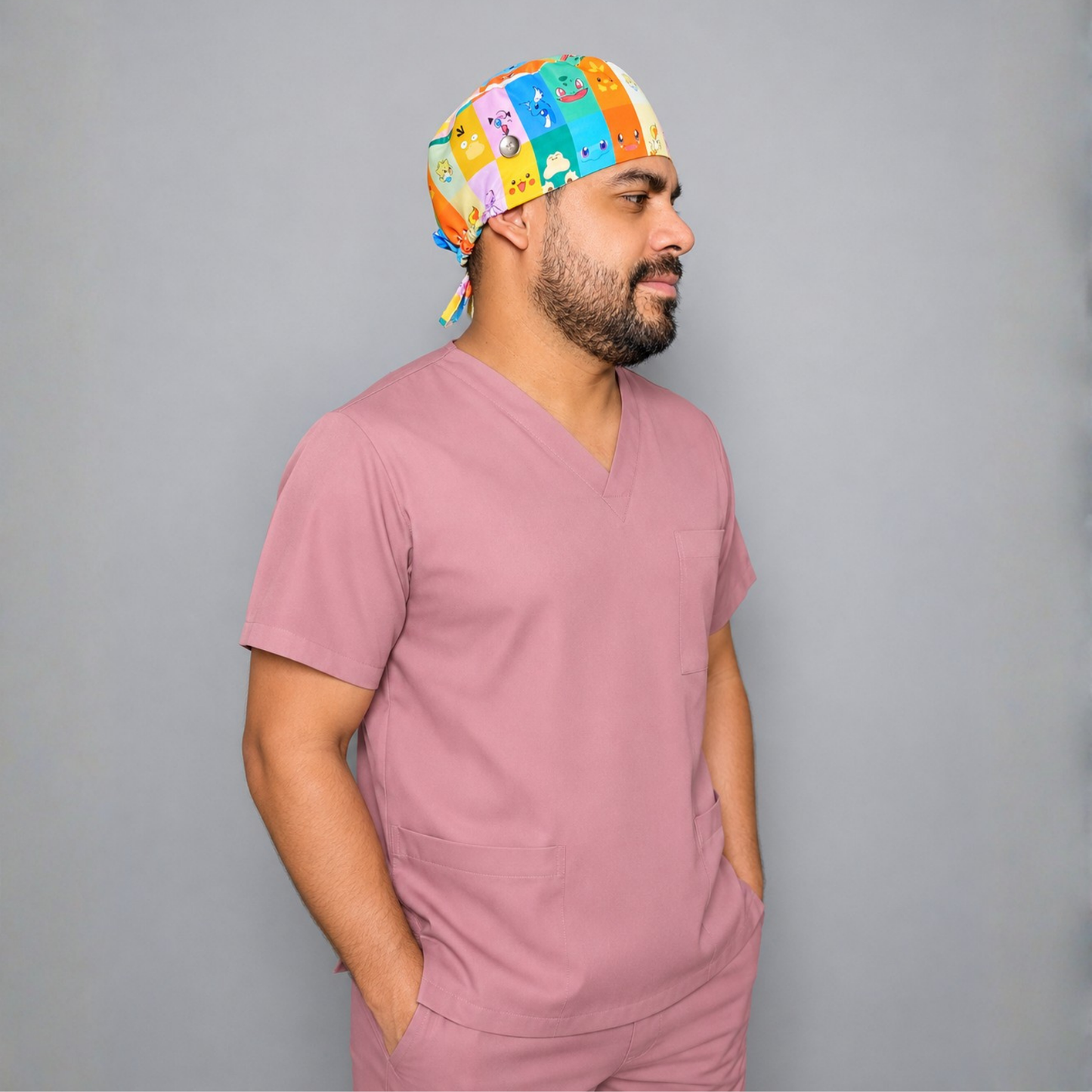 Pijama Quirúrgica Antifluidos Rosa