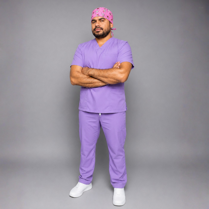 Pijama Quirúrgica Antifluidos Lila