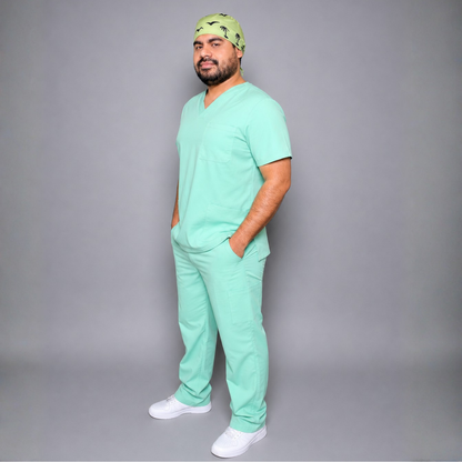 Pijama Quirúrgica Antifluidos Menta