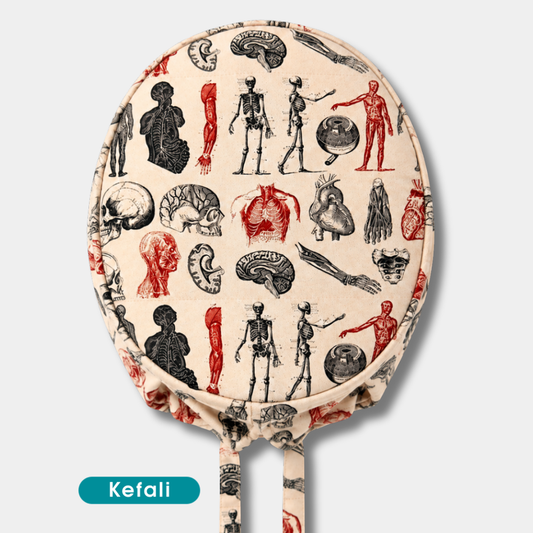 Kefali | gorro quirúrgico anatomía humana