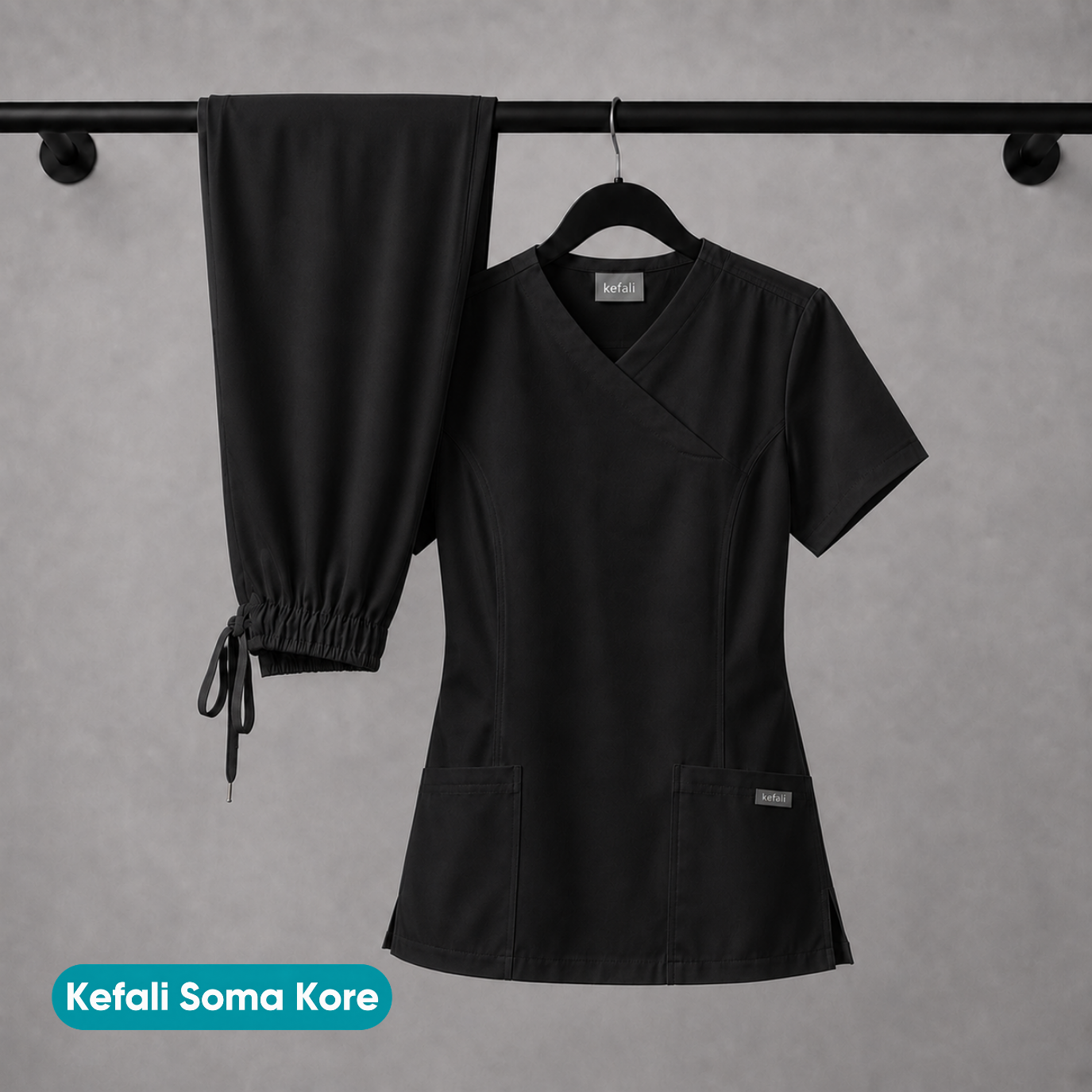 Kefali Soma Kore | pijama quirúrgica negro