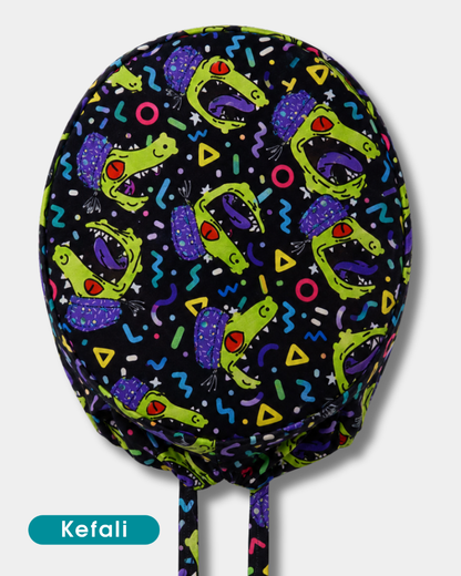 Kefali | gorro quirúrgico doctor dinosaurio