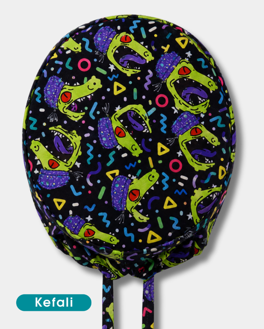 Kefali | gorro quirúrgico doctor dinosaurio