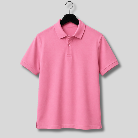 Camisa polo Rosa