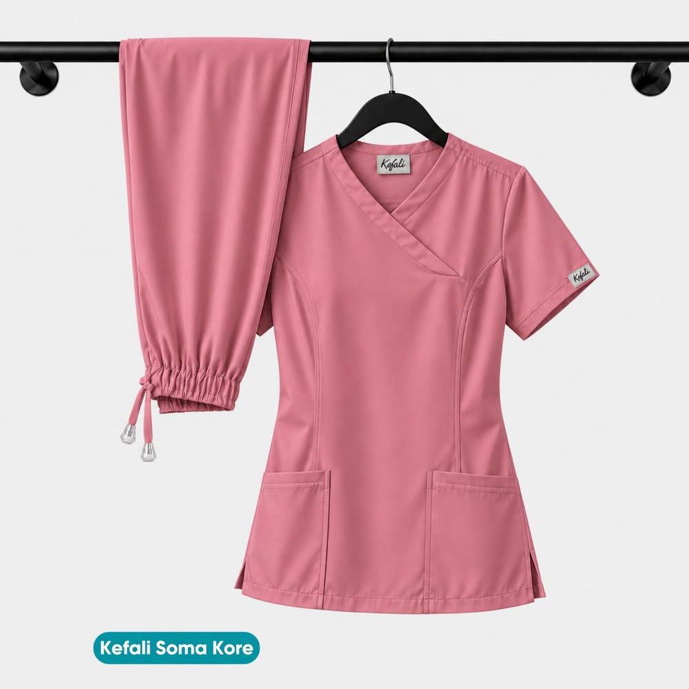 Kefali Soma Kore | pijama quirúrgico rosa