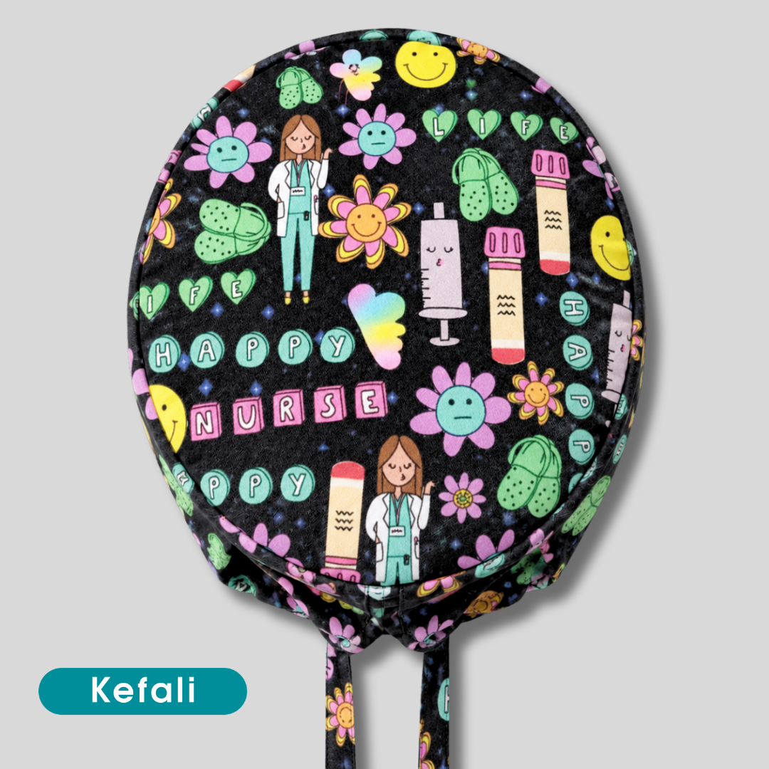 Gorro Quirúrgico Enfermera Feliz