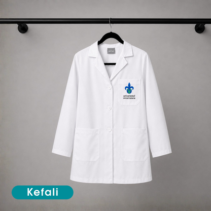 Bata de Laboratorio Kefali | Algodón (Incluye Bordado)
