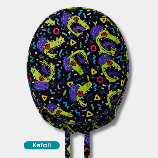 Kefali | gorro quirúrgico doctor dinosaurio