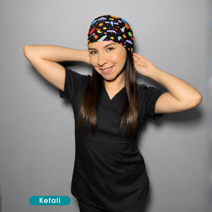 Kefali | gorro quirúrgico espacio exterior
