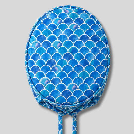 Gorro Quirúrgico Escamas Azul