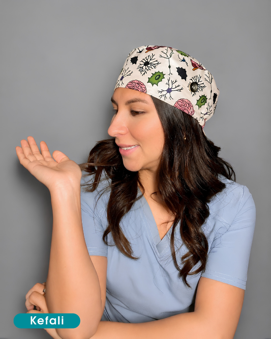 Kefali | gorro quirúrgico neuronas