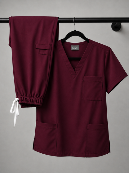 Pijama Quirúrgica Antifluidos Vino