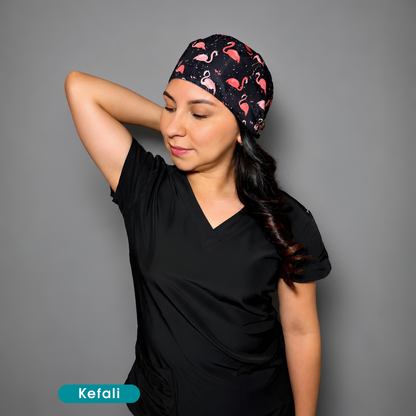 Kefali | gorro quirúrgico flamencos