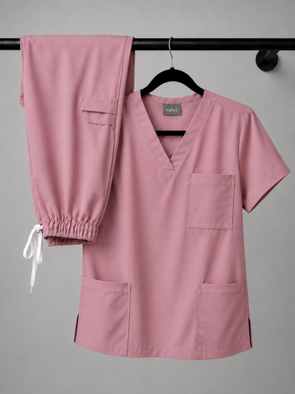 Pijama Quirúrgica Antifluidos Rosa