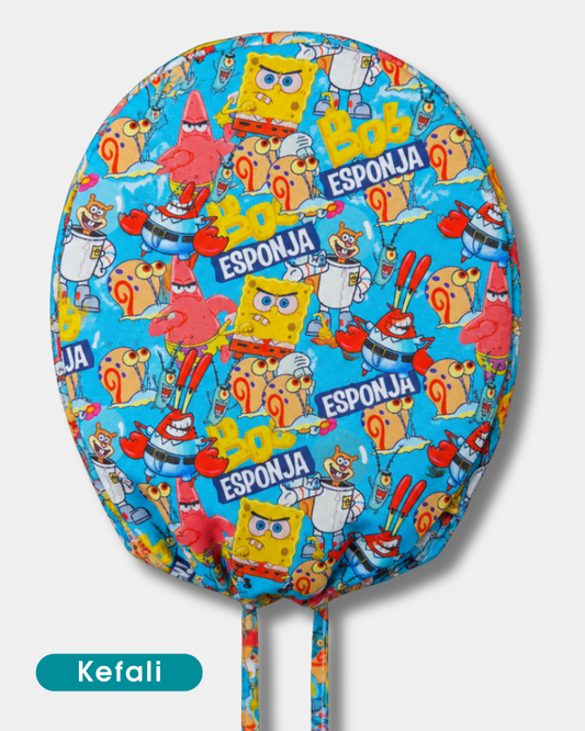 Kefali | gorro quirúrgico esponja personajes