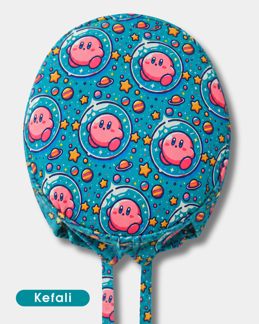 Kefali | gorro quirúrgico gamer rosa