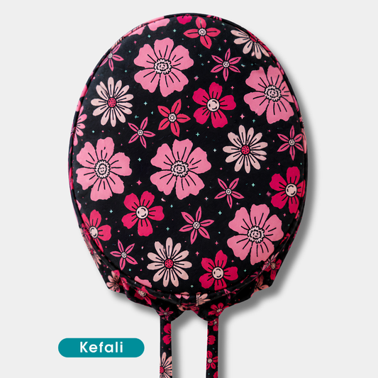 Kefali | gorro quirúrgico flores
