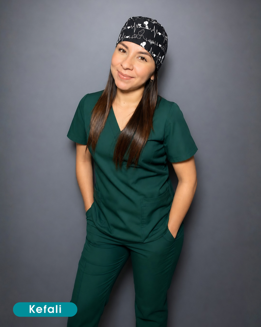 Kefali | gorro quirúrgico perrito frecuencia cardiaca