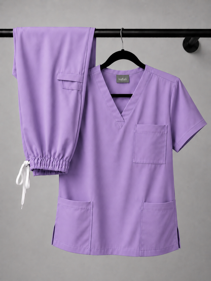 Pijama Quirúrgica Antifluidos Lila
