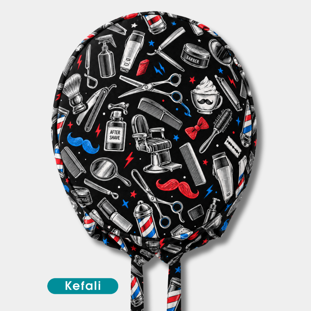 Kefali | gorro quirúrgico barbería