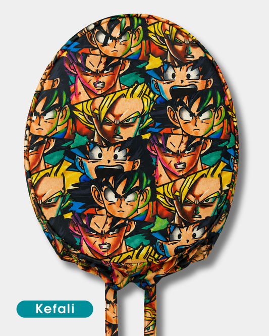 Kefali | gorro quirúrgico guerreros z caras