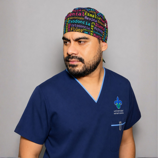 Pijama Quirúrgica UV TSU Protesista Dental (Incluye Bordado)