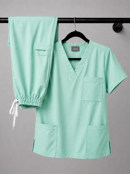 Pijama Quirúrgica Antifluidos Menta