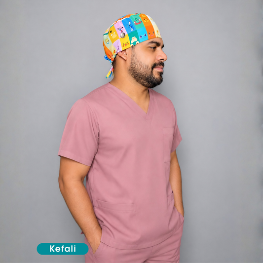Kefali | gorro quirúrgico monstruos anime tarjetas