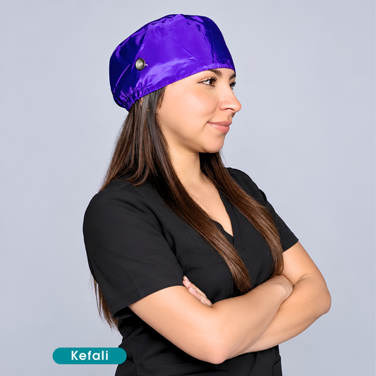 Kefali | gorro quirúrgico morado