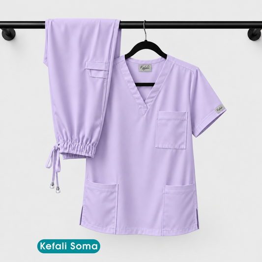 Kefali Soma | pijama quirúrgica lila
