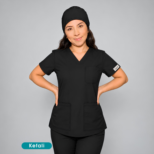 Kefali | gorro quirúrgico negro