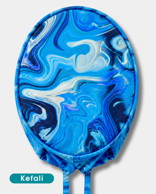 Kefali | gorro quirúrgico líquidos azul
